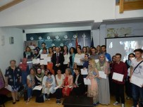 EBRU SANATı - Kosova'da Ebru Sanatı Kursiyerleri Sertifikalarını Aldı