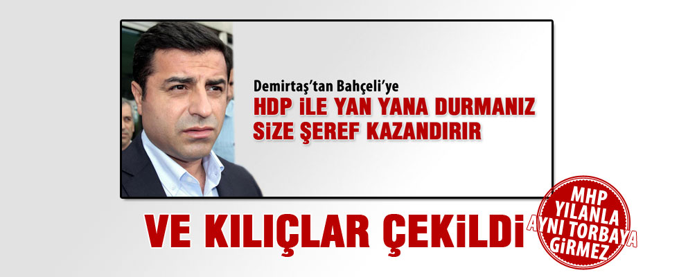 MHP Genel Başkan Yardımcısı Yalçın'dan Demirtaş'a sert cevap