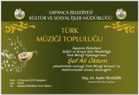 TÜRK MÜZİĞİ - Sapanca'da Türk Müziği Topluluğu Konseri
