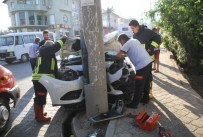Fethiye'de Otomobil Elektrik Direğine Çarptı Açıklaması 1 Ölü