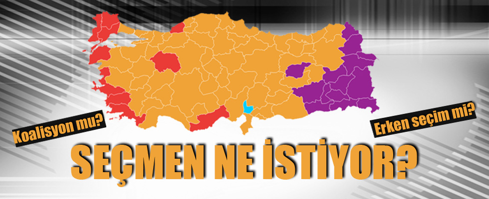 Genel seçim sonrası ilk anket