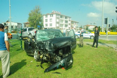 Manavgat'ta Trafik Kazası Açıklaması 1 Ölü, 5 Yaralı