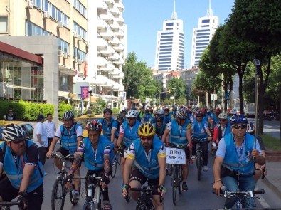 10 Bin Bisikletli Boğazdan Geçti