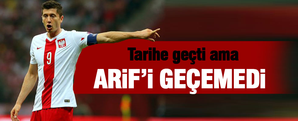 Lewandowski tarihe geçti