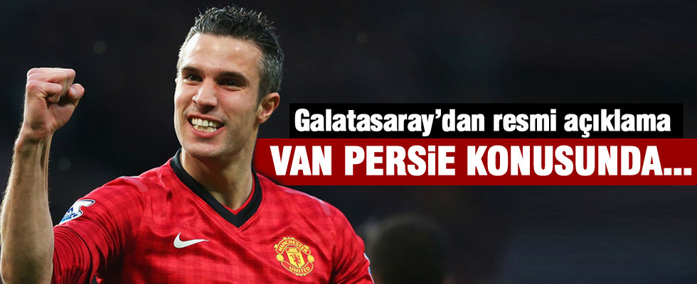 'Van Persie konusunda bir tasarrufumuz yok'