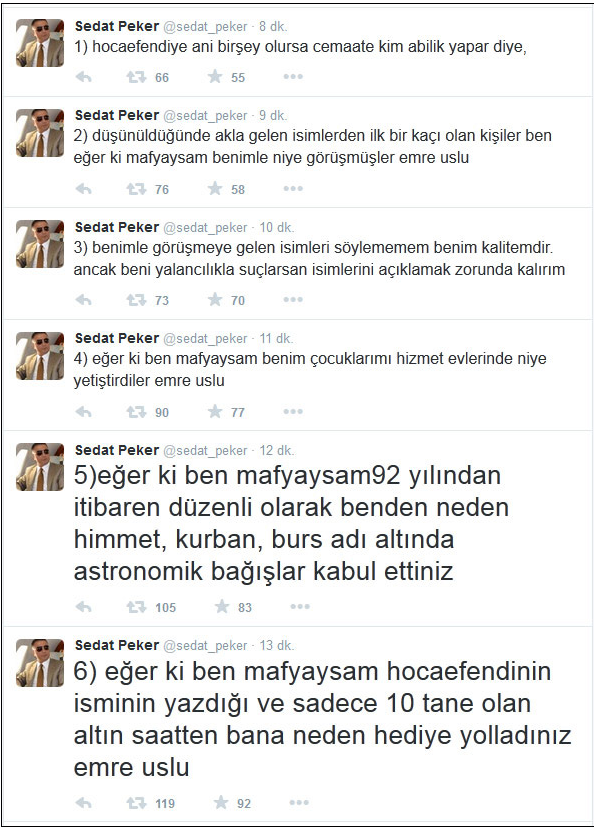 Sedat Peker'den Emre Uslu'ya sert yanıtlar
