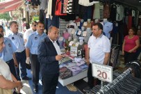 HASAN ARSLAN - Başkan Arslan Zabıtalarla Esnafları Denetledi