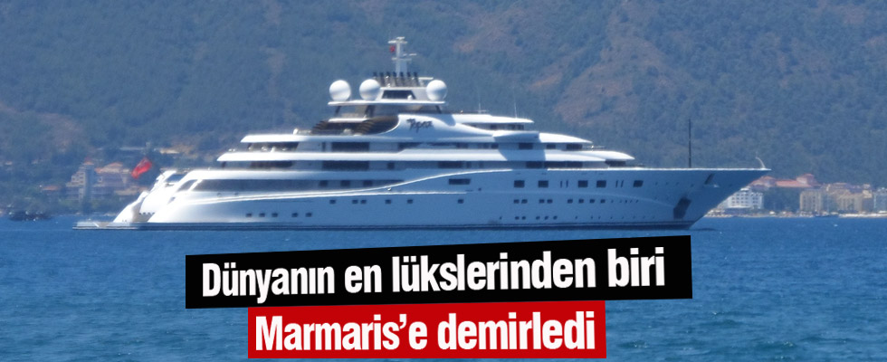 Dünyanın En Büyük Beşinci Yatı 'Topaz' Marmaris'te