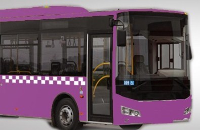 Otobüslerin Yeni Rengi Mor Oldu