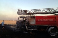 BABET - Şırnak'ta Yangına Müdahale Eden İtfaiye Arazözü Yandı