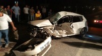 SEBZE YÜKLÜ KAMYON - Nusaybin'de Trafik Kazası Açıklaması 3 Yaralı