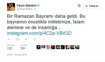 Yanlış tweet attı, olay oldu