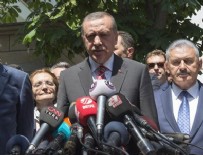 TAZİYE ZİYARETİ - Cumhurbaşkanı Erdoğan taziye sonrası konuştu