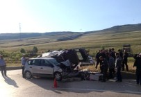 EROL GÖKSU - Pasinler'de Trafik Kazası Açıklaması 5 Yaralı