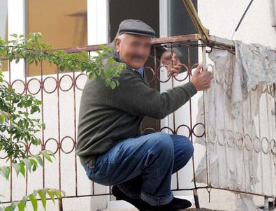 Birinci kat balkondan intihara kalkıştı
