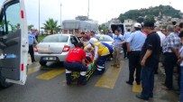 SAHİL YOLU - Giresun'da Trafik Kazası Açıklaması 4 Yaralı