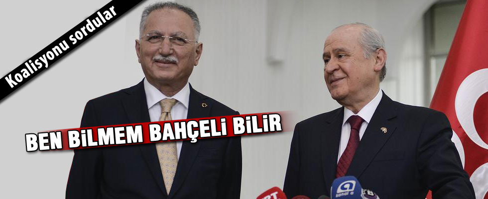 MHP İstanbul Milletvekili İhsanoğlu koalisyon sorusunu cevapsız bıraktı