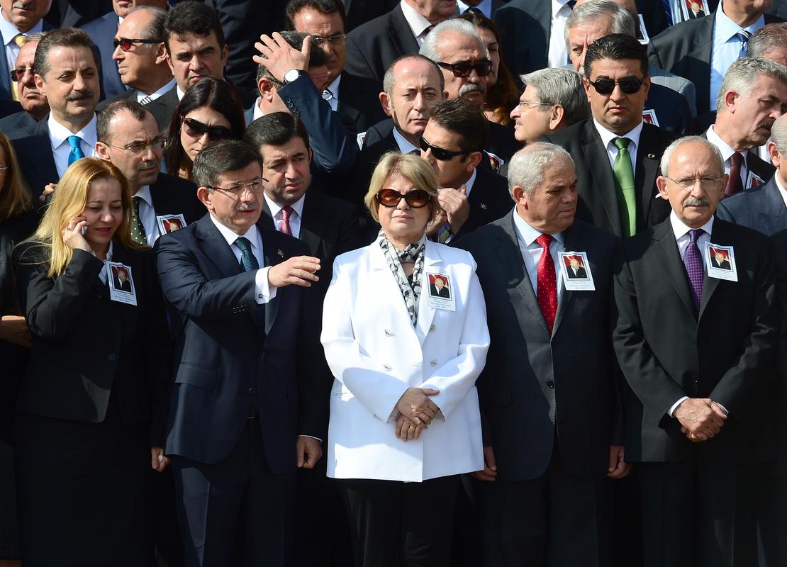 Tansu Çiller Demirel'in cenaze töreninde