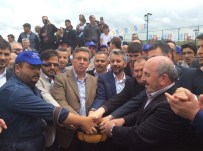 İHSAN KARA - Başkan Çetin, Saray Merkez Camii Temelini Attı