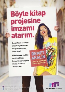 Demet Akalın Forum Kayseri'ye, Kitaplar Köy Okuluna