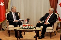 FERİDUN BİLGİN - KKTC Başbakanı Yorgancıoğlu, Ulaştırma, Denizcilik Ve Haberleşme Bakanı Feridun Bilgin'i Kabul Etti