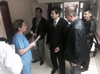 RECEP ŞAHIN - Prof. Dr. Yenidünya, Gece Vardiyasında Çalışanları Ziyaret Etti