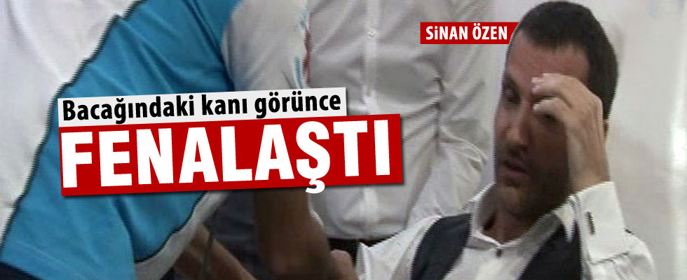 Sinan Özen sahnede fenalık geçirdi