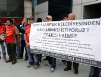 İSTANBUL İL BAŞKANLIĞI - Taşeron işçilerden CHP İl Başkanlığı önünde protesto