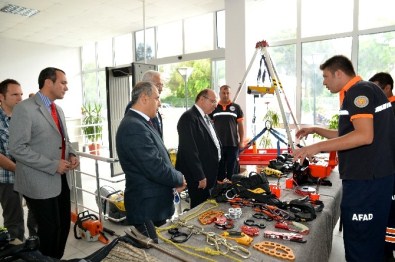 Vali Çiçek Afet Müdahale Planı Tatbikatı'na Katıldı