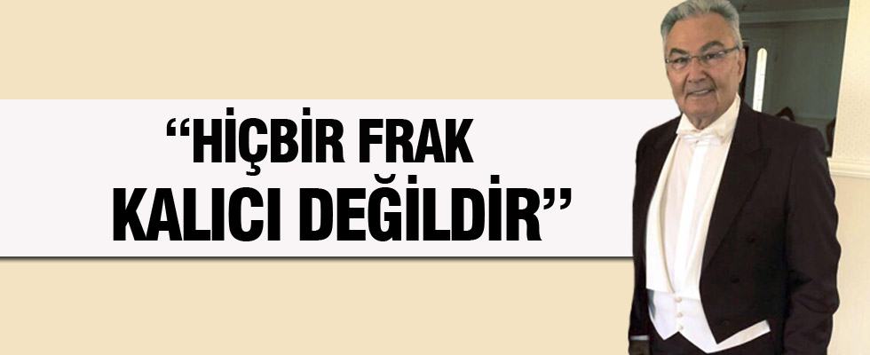 Deniz Baykal frak giydi ilk sözü o oldu