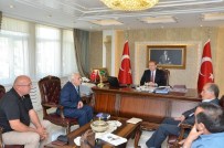 NECATI YıLMAZ - Gümüşhane Kültür Sanat Kulübü Yöneticilerinden Vali Yavuz'a Ziyaret