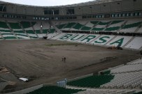 TİMSAH - Timsah Arena'da Çim Serme İşlemine Başlandı