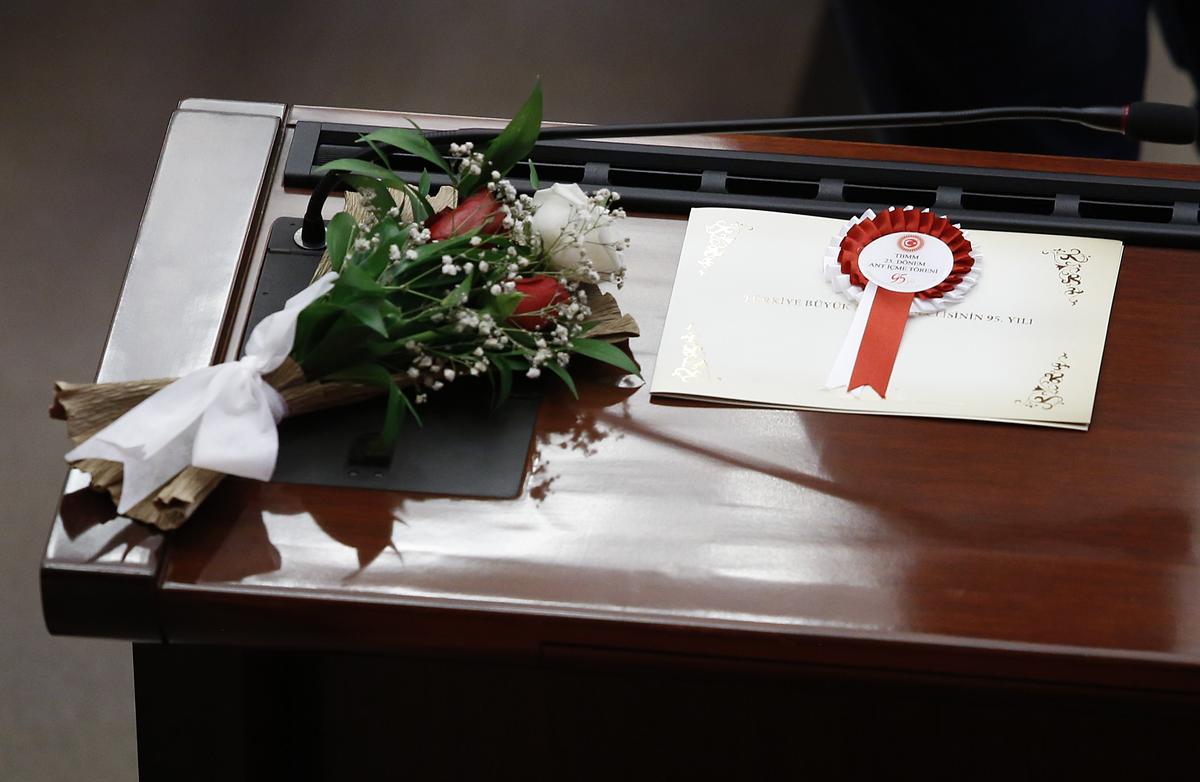 TBMM Genel Kurulu'nda açılış hazırlıkları