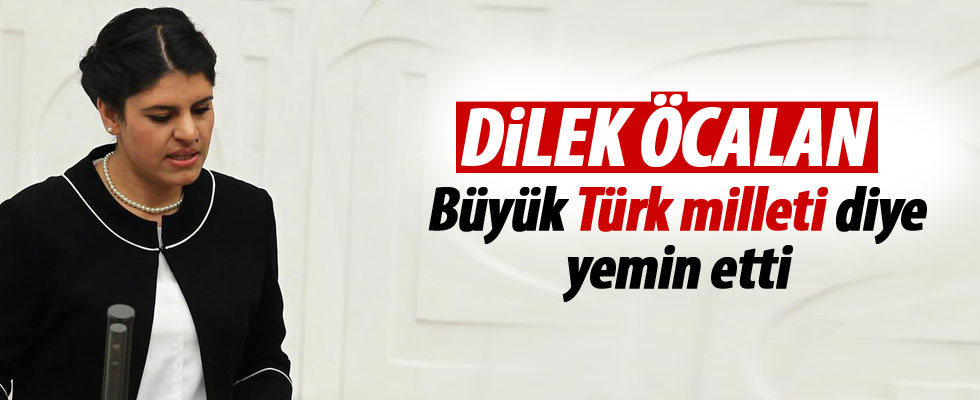Dilek Öcalan  yemin etti