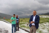 AHMET ZENGİN - Erzurum'da Dolu Sürprizi