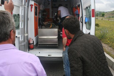 Havza'da Trafik Kazası Açıklaması 2 Yaralı
