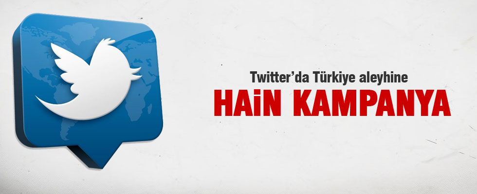 Twitter'da Türkiye aleyhinde büyük hainlik!