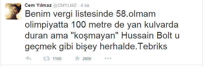 Cem Yılmaz fena ti'ye aldı