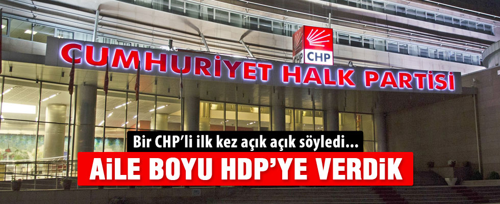 CHP'li Murat Özçelik: HDP barajı geçsin diye oy verdik