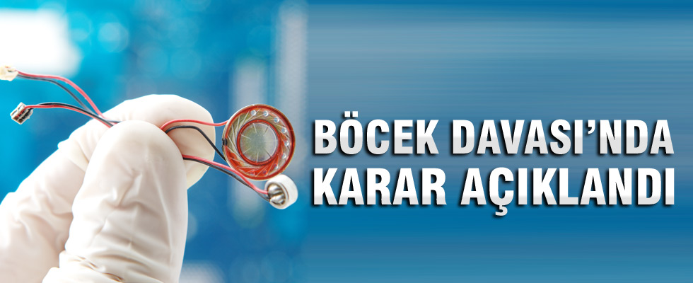 Böcek davasında karar açıklandı
