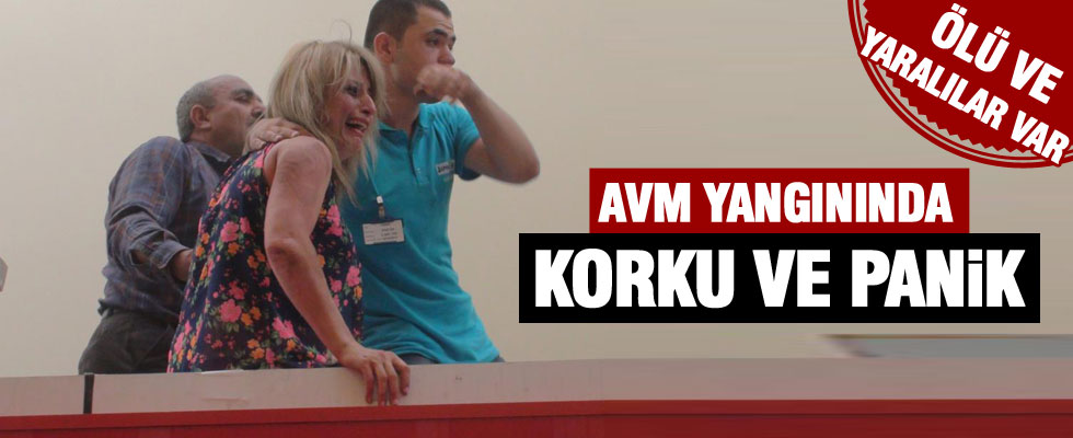 Aksaray'da AVM'de yangın: 1 Ölü