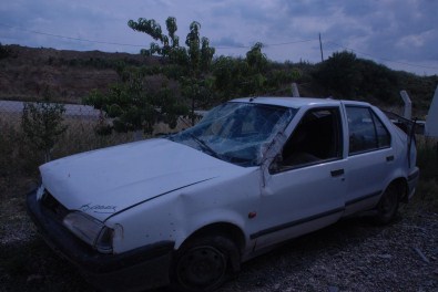 Tekirdağ'da Otomobil Devrildi Açıklaması 2 Yaralı