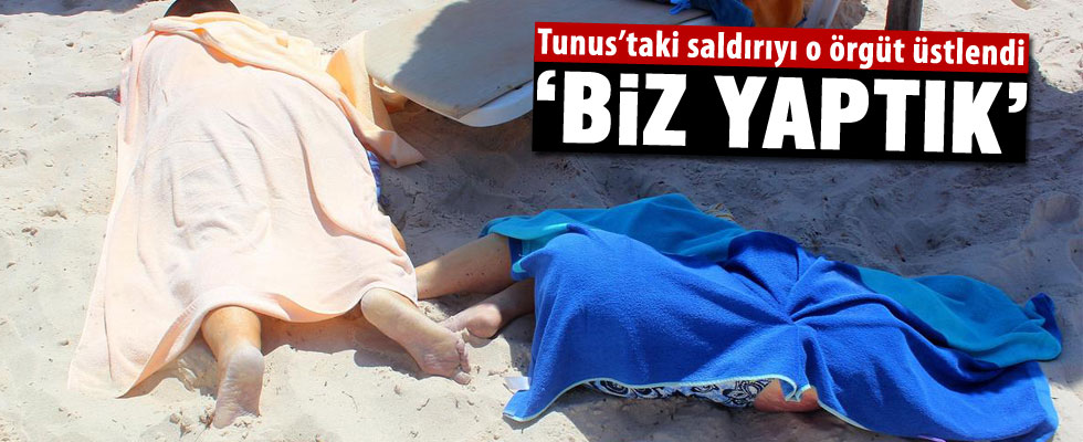 Tunus'taki saldırıyı DAEŞ üstlendi