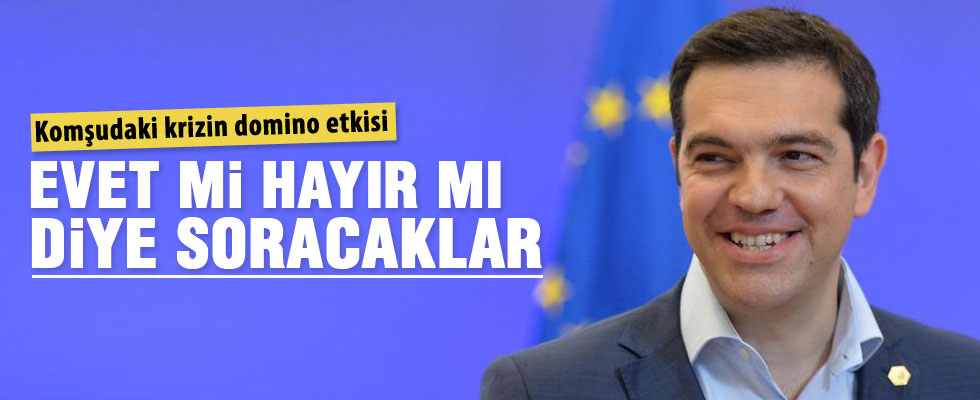 Yunanistan'da halk oylaması kararı