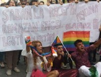 LGBT yürüyüşünde 3 aylara saygısızlık