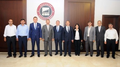 MHP Gaziantep Milletvekillerinden GSO'ya Nezaket Ziyareti