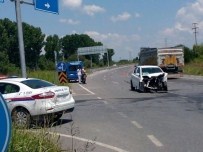 TEM Gişelerinde Kaza Açıklaması 2 Yaralı