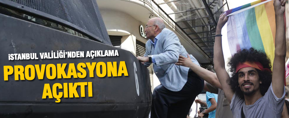 Valilikten LGBT yürüyüşüne müdahale açıklaması