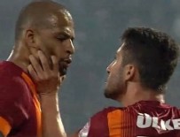FELIPE MELO - Melo ve Sabri sahada kavga etti