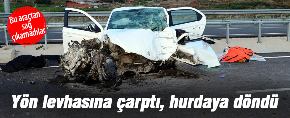 Çanakkale'de feci kaza: 3 Ölü
